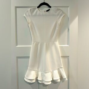 Aqua White Mini Dress